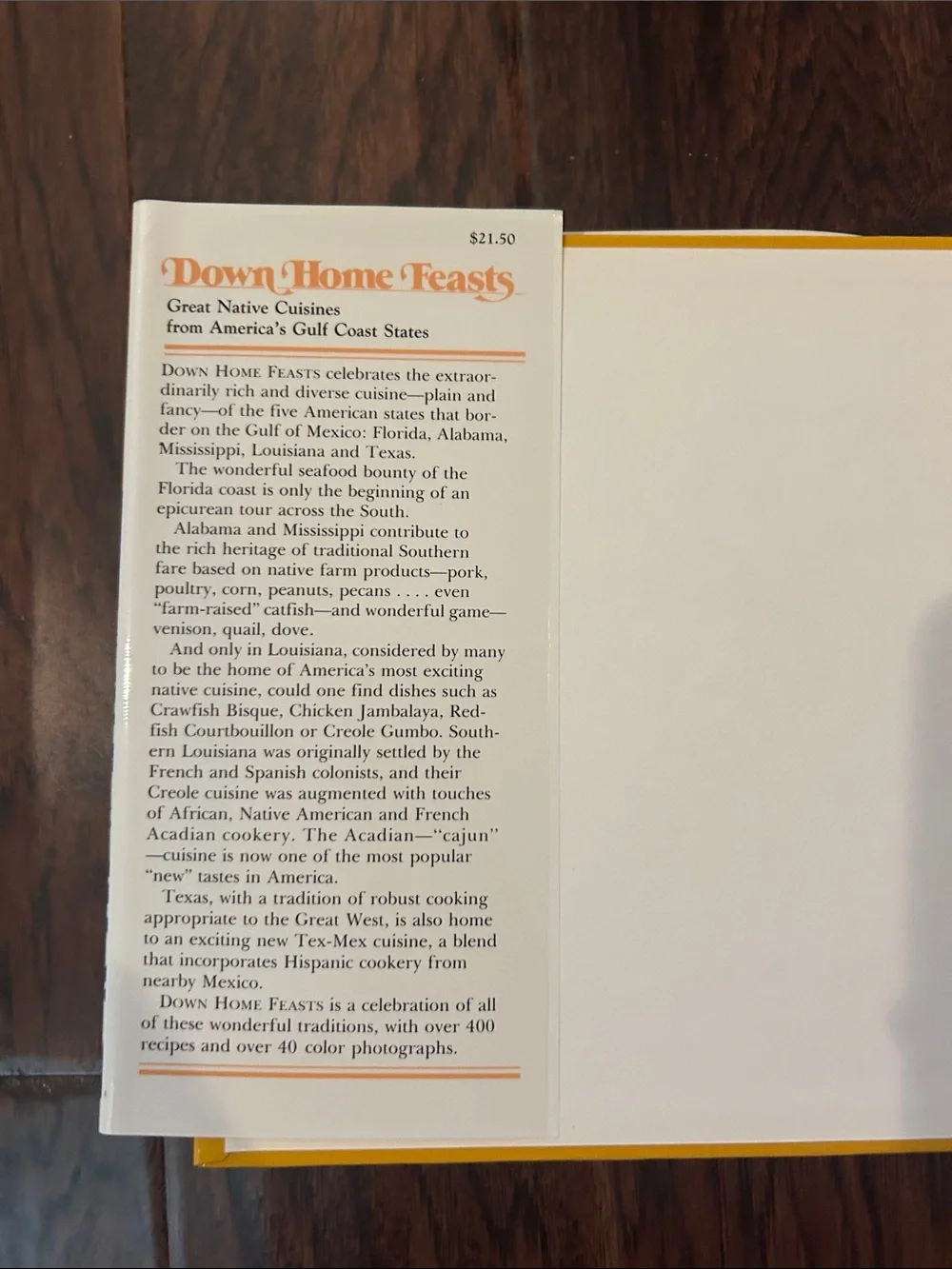 Down Home Feasts Cookbook